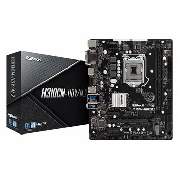 Asrock Intel LGA1151 H310CM-HDV M.2