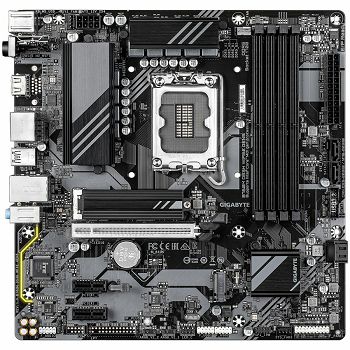 GIGABYTE B760M DS3H WF6E GEN5, s1700, 4x DDR5, mATX