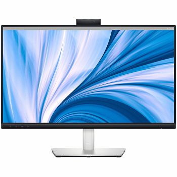 Monitor DELL C2423H Video Conferencing 24in, 1920x1080, FHD, IPS Antiglare, 16:9, 1000:1, 250 cd/m2, 8ms/5ms, 178/178, 2x DP, HDMI, 5x USB 3.2 (DP/Type-B/B.C), Audio line-out, 2x 5W Speakers, Tilt, Sw