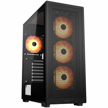 COUGAR MX220 RGB PC Case, Mid Tower, Black