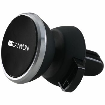 Canyon CH-4 Car Holder for Smartphones,magnetic suction function ,with 2 plates(rectangle/circle), black ,40*35*50mm 0.033kg