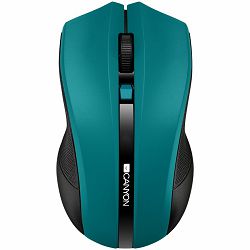 2.4Ghz wireless Optical  Mouse with 4 buttons, DPI 800/1200/1600, green