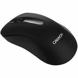 CANYON 2.4GHz wireles Optical Mouse with 3 buttons, DPI 1200, Black, 108*65*38mm, 0.066kg