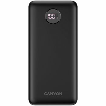 CANYON  PB-2002 Power bank 20000mAh Li-poly battery, Input Type-C 5V3A,9V2A,18W  , Output Type-C：5V3A,9V2.2A,12V1.5A,20W, Output USBA1/USBA2：5V3A,5V/4.5A,4.5V/5A,9V2A,12V1.5A,22.5W147.5*69*28.6mm, 0.4