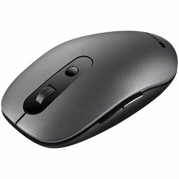 Canyon 2 in 1 Wireless optical mouse with 6 buttons, DPI 800/1000/1200/1500, 2 mode(BT/ 2.4GHz), Battery AA*1pcs, Grey, 65.4*112.25*32.3mm, 0.092kg