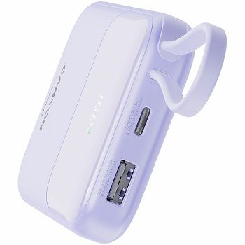 CANYON power bank OnPower 101 built-in cable 10000 mAh PD22.5W Purple