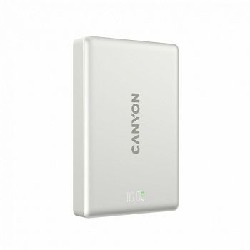 CANYON magnetic power bank OnPower 511 PD20W 10000mAh Aluminium Star Sivi