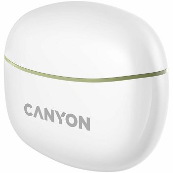 Canyon TWS-5 Bluetooth headset, with microphone, BT V5.3 JL 6983D4, Frequence Response:20Hz-20kHz, battery EarBud 40mAh*2+Charging Case 500mAh, type-C cable length 0.24m, Size: 58.5*52.91*25.5mm, 0.03