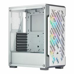 Corsair iCUE 220T RGB Airflow Tempered Glass Mid-Tower Smart Case White