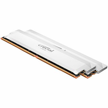 Crucial Pro OC 64GB (2x32GB) DDR5-6400 UDIMM CL40 White