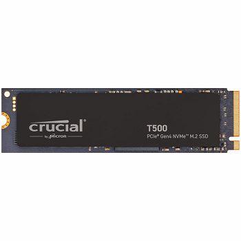 Crucial SSD Crucial T500 1TB PCIe Gen4 NVMe M.2 SSD with heatsink, EAN: 649528940018