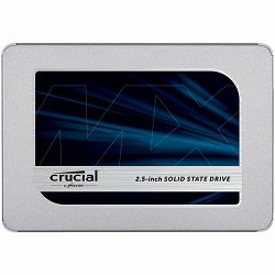 CRUCIAL MX500 250GB SSD, 2.5” 7mm (with 9.5mm adapter), SATA 6 Gbit/s, Read/Write: 560 MB/s / 510 MB/s, Random Read/Write IOPS 95K/90K