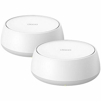 BE5000 Whole Home Mesh WiFi 7 System, IEEE 802.11be/ax/ac/n/a 5 GHz, IEEE 802.11ax/n/b/g 2.4 GHz 2-pack, 5 Gbps Dual-Band WiFi, 2.5 Gbps Wired Connections, Multi-Link Operation, Seamless AI-Driven Roa