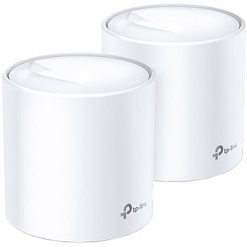 AX3000 Whole Home Mesh Wi-Fi System, Wi-Fi 6, 2402Mbps (4 streams) at 5GHz and 574Mbps (2 streams) at 2.4GHz, 2 Gigabit ports of each unit, support OFDMA, MU-MIMO, 802.11k/v/r seamless roaming, suppor