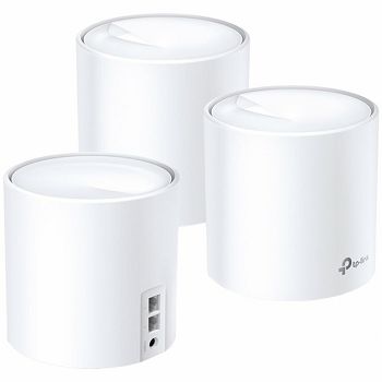 AX3000 Whole Home Mesh Wi-Fi System, WiFI 6, 2402Mbps at 5G and 574Mbps at 2.4G, 2 Giga ports of each unit, support OFDMA, MU-MIMO, 802.11k/v/r seamless roaming, support WPA3, Homecare security system