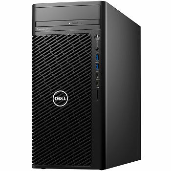Dell Precision 3660 Tower, Intel Core i7-12700 (25MB, 12C, 2.1GHz to 4.9GHz, 65W, TDP), 16GB (2x8GB) DDR5 4400MHz UDIMM, M.2 512GB PCIe + 2TB SATA 3.5" HDD, Intel UHD 770, DVD/RW, Mouse/Kb, Ubuntu, 3Y