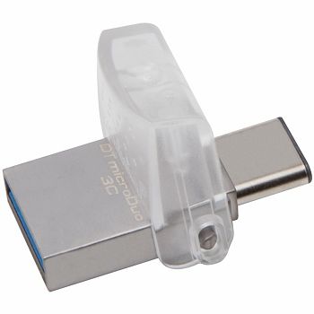Kingston  64GB DT microDuo 3C/ USB 3.0/3.1 + Type-C flash drive, EAN: 740617243079