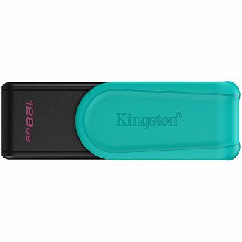 Kingston  128GB Portable USB 3.2 Gen 1 DataTraveler Exodia S (Black/Turquoise)