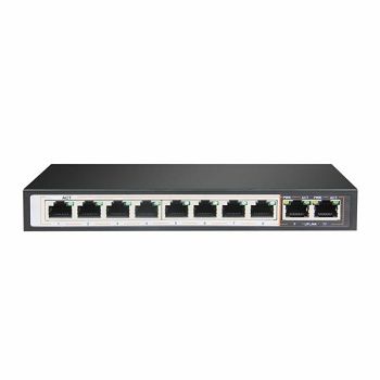 Extralink PERSES | Switch PoE | 8x Gigabit PoE