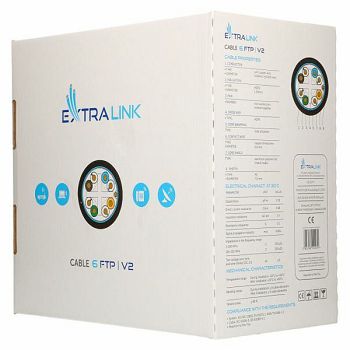 ExtraLink Cat6A (S FTP) Indoor Twisted pair 305M LSZH