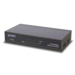 PLANET Preklopnik (Switch) 8-port 10/100Mbps (Metal)