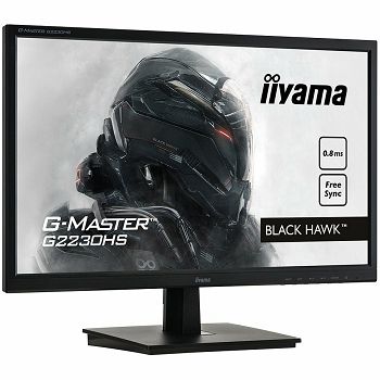 Iiyama 21,5" Gaming, G-Master Black Hawk, FreeSync, 1920x1080@75Hz, 250cd/m², DVI, HDMI, 0,8ms, Speakers, Black Tuner