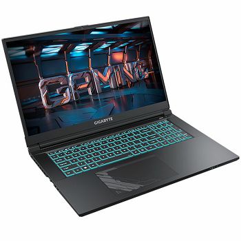 GIGABYTE Notebook G7 MF 17.3in (1920x1080@144Hz) IPS, Intel Core i5-12500H, 8GB (1x8GB) DDR4 3200MHz, 512GB M.2 Gen4 SSD, NVIDIA GeForce RTX 4050 6GB, AX201 WiFi/BT, Backlit keyboard, no OS