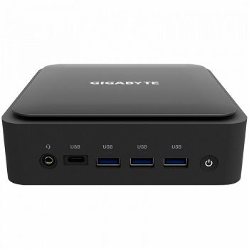 GIGABYTE BRIX Extreme, Intel Core i7-1260P, Irix Xe, 2x DDR4 SODIMM 3200MHz (up to 64GB), 1x M.2 Gen4, 1x TB4, 7x USB 3.2, 1x HDMI 2.1, 1x HDMI, 1x mDP, 1x Type C DP, 2.5G LAN, WIFI6E+BT5.2, Black