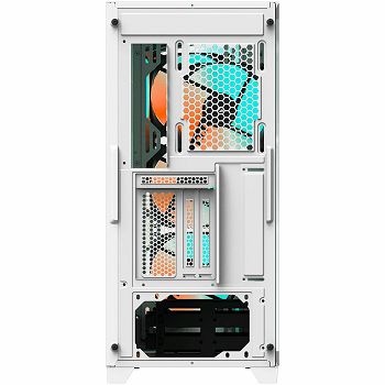 GIGABYTE C301 GLASS Midi Tower, E-ATX, USB 3.1 Gen2 Type-C x1, USB 3.0 x2, Audio In & Out, LED Switch, 4x 120mm ARGB fans, Tempered Glass, White