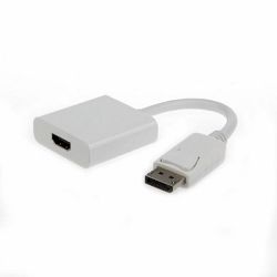 Gembird DisplayPort to HDMI adapter cable, white