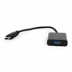 HDMI to VGA adapter cable, single port, black