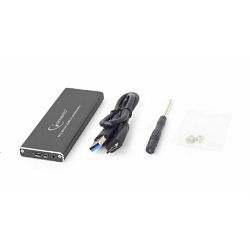 Gembird M.2 drive USB3.0 enclosure, black