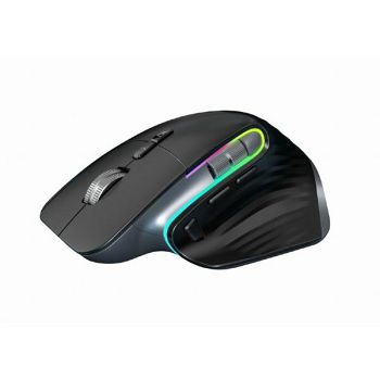 Gembird 9-button rechargeable wireless RGB gaming mouse