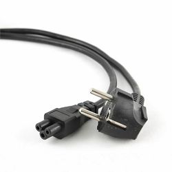 Gembird Power cord (C5), VDE approved, 1,8m