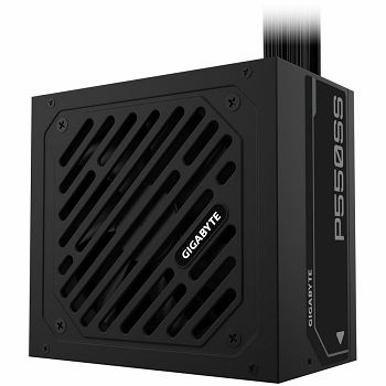 GIGABYTE PSU GP-P550SS, 550W 80Plus Silver, 230V EU, ATX 3.0 (3.1), 120mm Fluid Dynamic Bearing fan, Active PFC, Flat cable, +12v Rail, OVP/OPP/SCP/UVP/OCP/OTP, Black