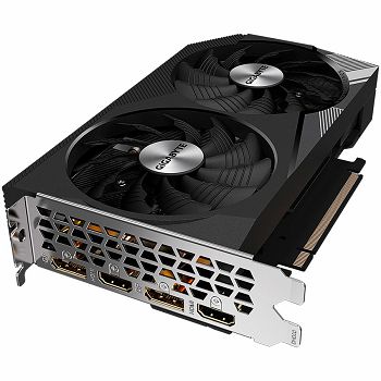 GIGABYTE Video Card NVIDIA GeForce RTX 3060 Ti WINDFORCE OC 8G, GDDR6 12GB/256bit, PCI-E 4.0 x16, 2x DP, 2x HDMI, WINDFORCE 2x, Protection backplate, LHR, ATX, Retail