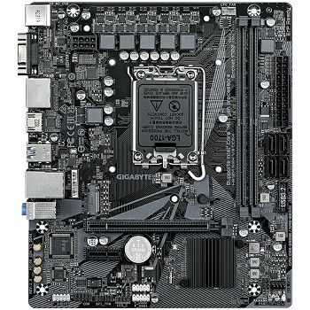 GIGABYTE MB LGA1700 2 x DDR4 1 x M.2 4 x SATA 1 x D-Sub 2 x DisplayPorts 1 x HDMI port Micro ATX