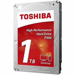 HDD desktop Toshiba P300 (3.5" 1TB, 7200RPM, 64MB, NCQ, AF, SATAIII), bulk