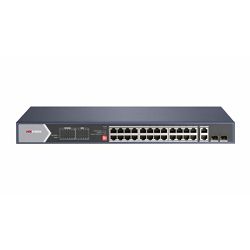 HikVision 20-Port GbE RJ45 PoE (370W) 2x GbE RJ45 2x 1G SFP Unmanged Switch