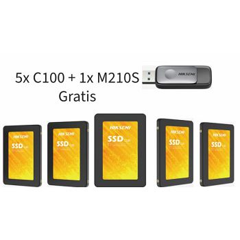 5x Hikvision C100 240 GB M210S 64 GB Gratis