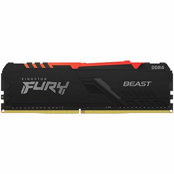 Kingston DRAM 16GB 3200MHz DDR4 CL16 DIMM FURY Beast RGB EAN: 740617319378