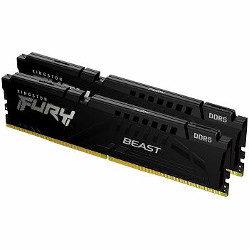 Kingston DRAM 32GB 5600MT/s DDR5 CL36 DIMM (Kit of 2) FURY Beast Black EXPO EAN: 740617330793