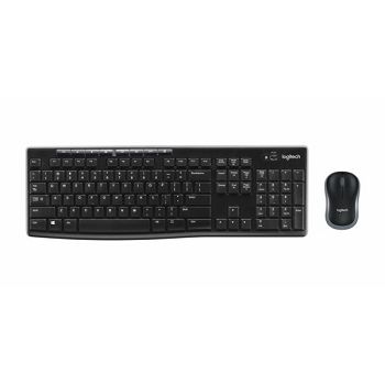 Logitech MK270, Keyboard Mouse, Wireless, HR