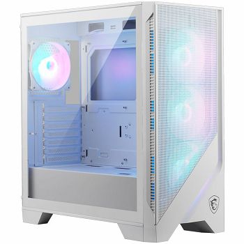 Chassis MAG FORGE 320R AIRFLOW WHITE, ATX, Mid Tower, 4x Pre-installed ARGB Fan, 472.5 x 210 x 498 mm, White