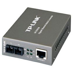 TP-Link Gigabit Optički pretvarač 1000M RJ45 u 1000M multi-mod SC, Full-duplex, do 550m, Switching power adapter, chassis mountable