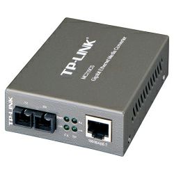 TP-Link Gigabit Optički pretvarač 1000M RJ45 u 1000M single-mode SC, Full-duplex, do 15Km, Switching power adapter, chassis mountable