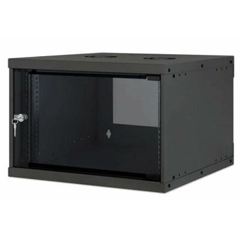 Intellinet 19" Basic Wallmount Cabinet, 6U, 400 mm Depth, Black