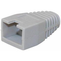 Maxlink Protective cap for RJ45 with cut, grey color