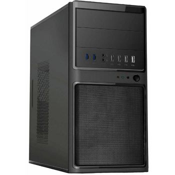 NaviaTec 6812-2U34U2 mATX Mid Tower PC Case 2x USB3.0, 4x USB 2.0, No PSU