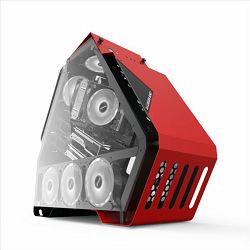 NaviaTec ANUBIS Gaming Case ATX, Tempered Glass, 4x Black fans